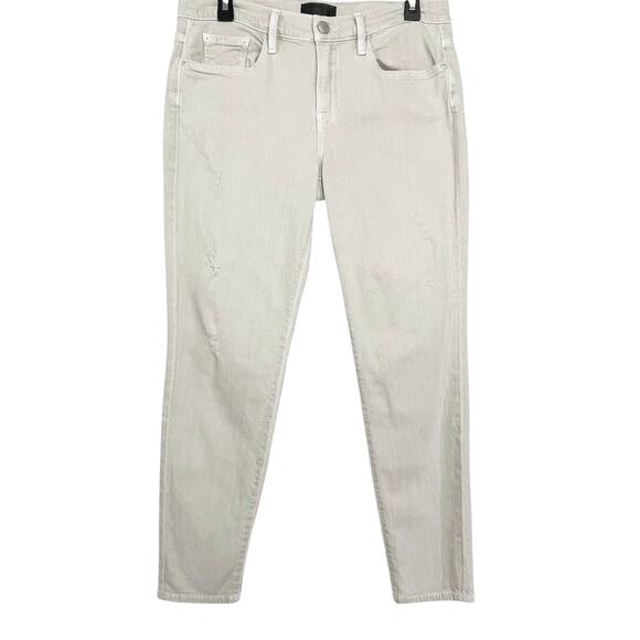 VINCE Women’s Mason Rolled Jean in Destructed Tawny Light Tan size 29 - Picture 2 of 7